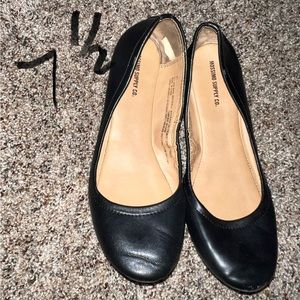 Black Flats Size 7.5